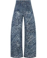 GIUSEPPE DI MORABITO - Loose Cotton Blend Pants - Lyst
