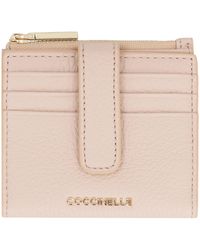 Coccinelle - Metallic Soft Leather Wallet - Lyst