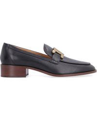 Tod's - Calfskin Loafers - Lyst