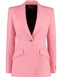 Versace - Allover Jacquard Single-Breasted Jacket - Lyst