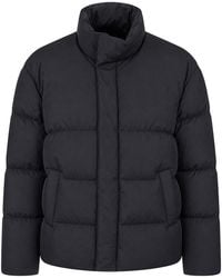 Saint Laurent - Padded Jacket With A High Collar - Lyst