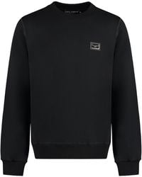 Dolce & Gabbana - Cotton Crew-Neck Sweatshirt - Lyst