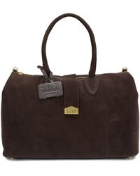 Schell - Borsa a mano in pelle scamosciata - Lyst