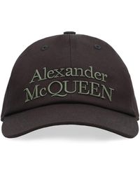 Alexander McQueen - Cappello da baseball con logo ricamato - Lyst