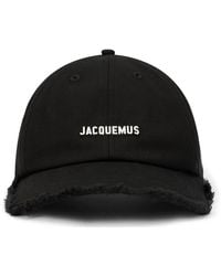 Jacquemus - Cotton Hat With Logo - Lyst