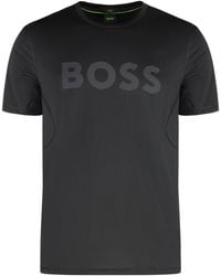 BOSS - Techno Fabric T-Shirt - Lyst