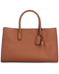 MICHAEL Michael Kors - Scarlett Media Leather Handbag - Lyst
