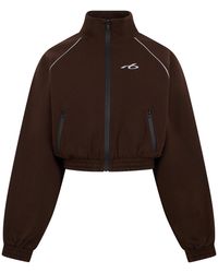 Balenciaga - Cropped Hoodie With Zip - Lyst