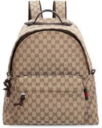 Gucci - Medium Fabric Backpack - Lyst