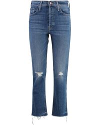 Mother - The Tomcat Cropped Skinny Jeans - Lyst
