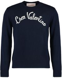 Valentino Garavani - Virgin Wool Crew-Neck Sweater - Lyst