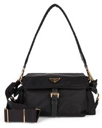 Prada - Borsa a spalla Explore re-nylon media - Lyst