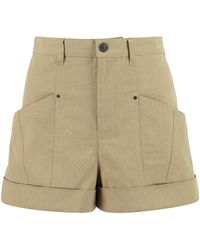 Isabel Marant - Shorts Tulya in cotone - Lyst