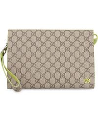 Gucci - Gg Supreme Fabric Small Pouch - Lyst