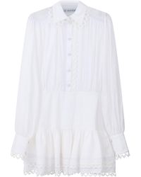 LES FILLES D'EVA - Short Cotton Shirt - Lyst