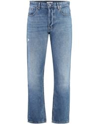 Valentino - 5-pocket Straight-leg Jeans - Lyst