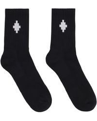 Marcelo Burlon - Cotton Socks With Logo - Lyst