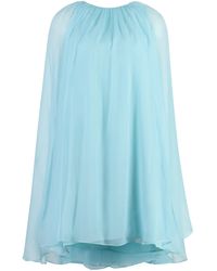 Max Mara - Flared Dress With Back Bow Closure - Lyst