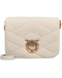 Pinko - Baby Love Bag Click Puff Leather Bag - Lyst