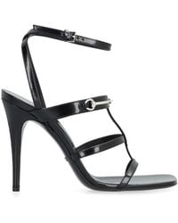 Gucci - Slim Horsebit Leather Sandal - Lyst