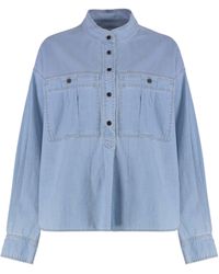 Isabel Marant - Blusa Vero in cotone - Lyst