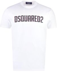 DSquared² - T-shirt girocollo in cotone - Lyst