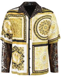 camicia versace maniche corte
