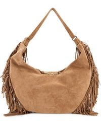 Orciani - Island Peach Fringe Large Shoulder Bag - Lyst