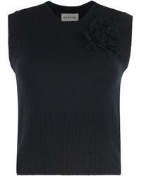 P.A.R.O.S.H. - Loira Knitted Vest - Lyst