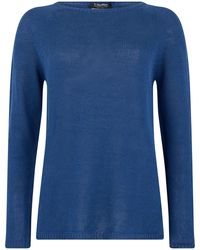 Max Mara - Linen Sweater With Long Sleeves - Lyst