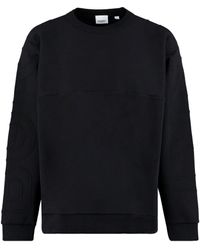Burberry - Cotton Crew-neck Sweatshirt - Lyst