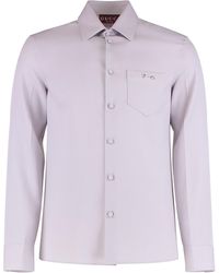 Gucci - Shirt Made Of Wool Gabardine - Lyst