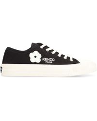 KENZO - Foxy Canvas Sneakers - Lyst