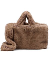 Stand Studio - Borsa tote Livi in pelliccia sintetica - Lyst