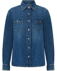 7 For All Mankind - Denim Shirt - Lyst