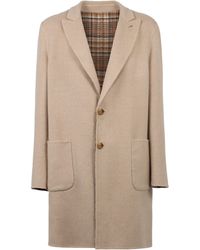 Etro - Single-Breasted Reversible Coat - Lyst