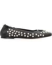 Golden Goose - Amy Leather Ballet Flats - Lyst