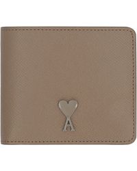 Ami Paris - Ami Paris Leather Wallet - Lyst