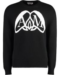 Alexander McQueen - Cotton Crew-neck Sweater - Lyst