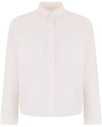 Maison Kitsuné - Cotton Striped Shirt - Lyst