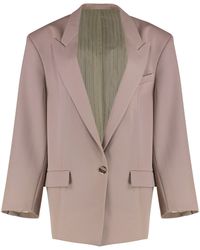 The Attico - Single-Breasted Virgin Wool Jacket - Lyst