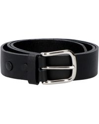AMI Men's Bsrb0180001 Black Leather Belt for Men - Lyst