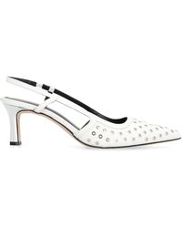 MICHAEL Michael Kors - Alora Leather Slingback Pumps - Lyst