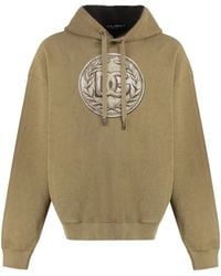 Dolce & Gabbana - Logo Print Hoodie - Lyst