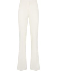 Pinko - Hulka Flared Viscose Trousers - Lyst