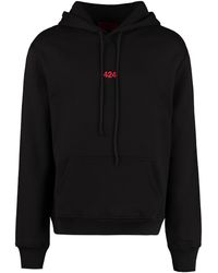 424 multicolor colorblocked oversized hoodie