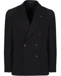 Tagliatore - Giacca doppiopetto in lana vergine - Lyst