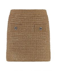 Pinko - Miletto Knitted Mini Skirt - Lyst
