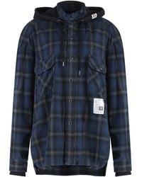 Maison Mihara Yasuhiro - Check Print Cotton Shirt - Lyst