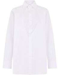 Maison Margiela - Cotton Shirt With Long Sleeves - Lyst